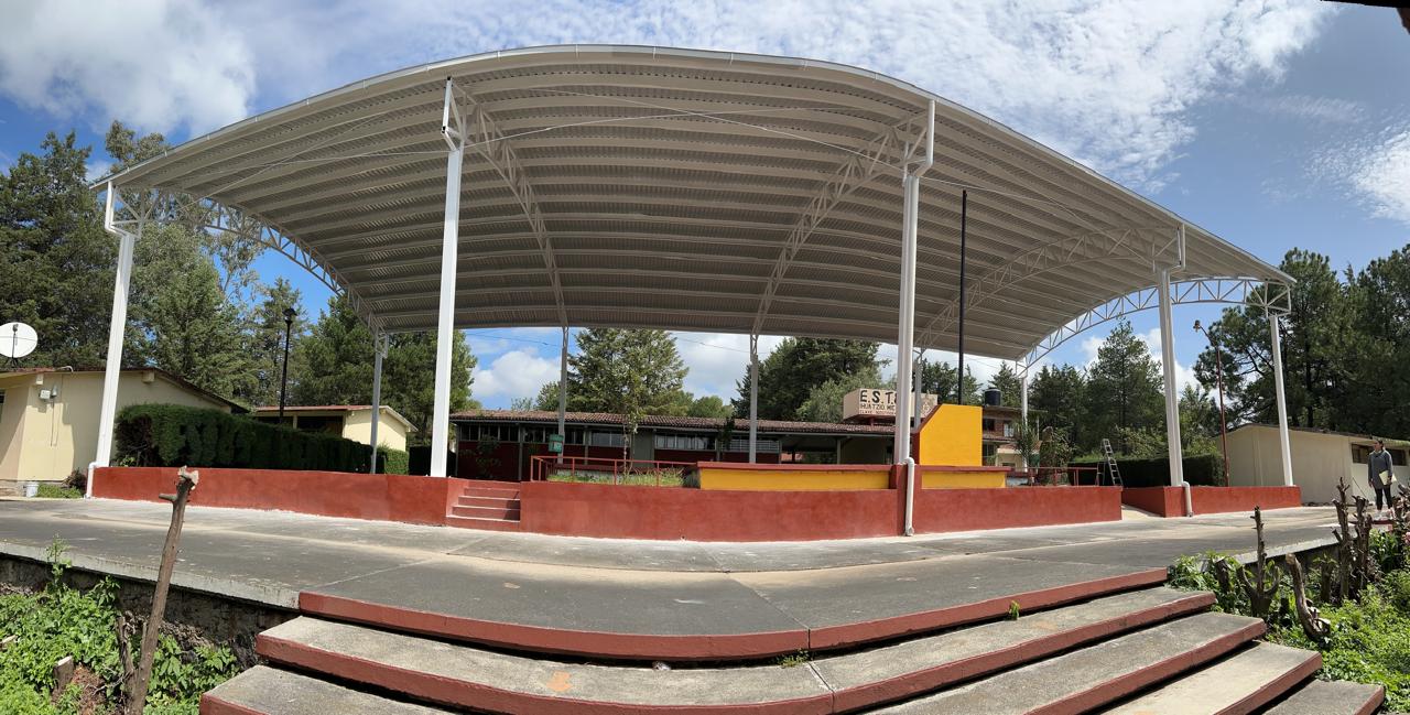 Cubierta escolar terminada